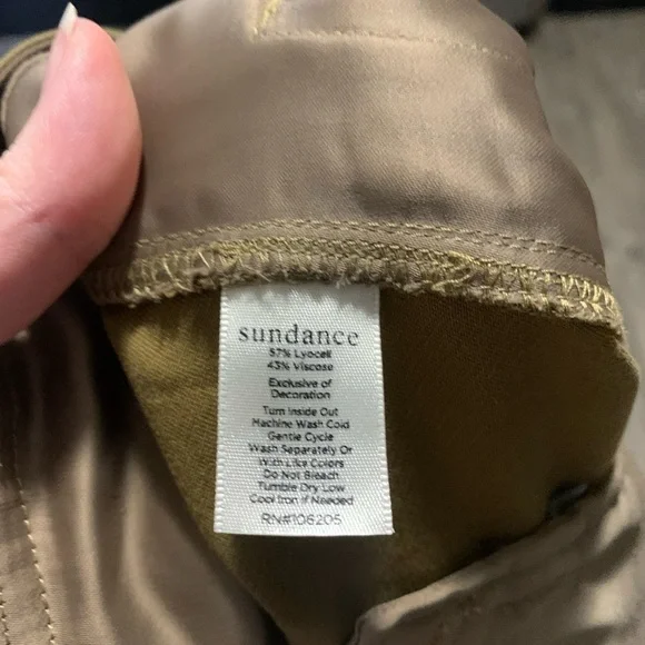 Sundance Iva Drawstring Cargo Pant Size 12P - Picture 4 of 5